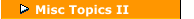 Misc Topics II (AUDIO)
